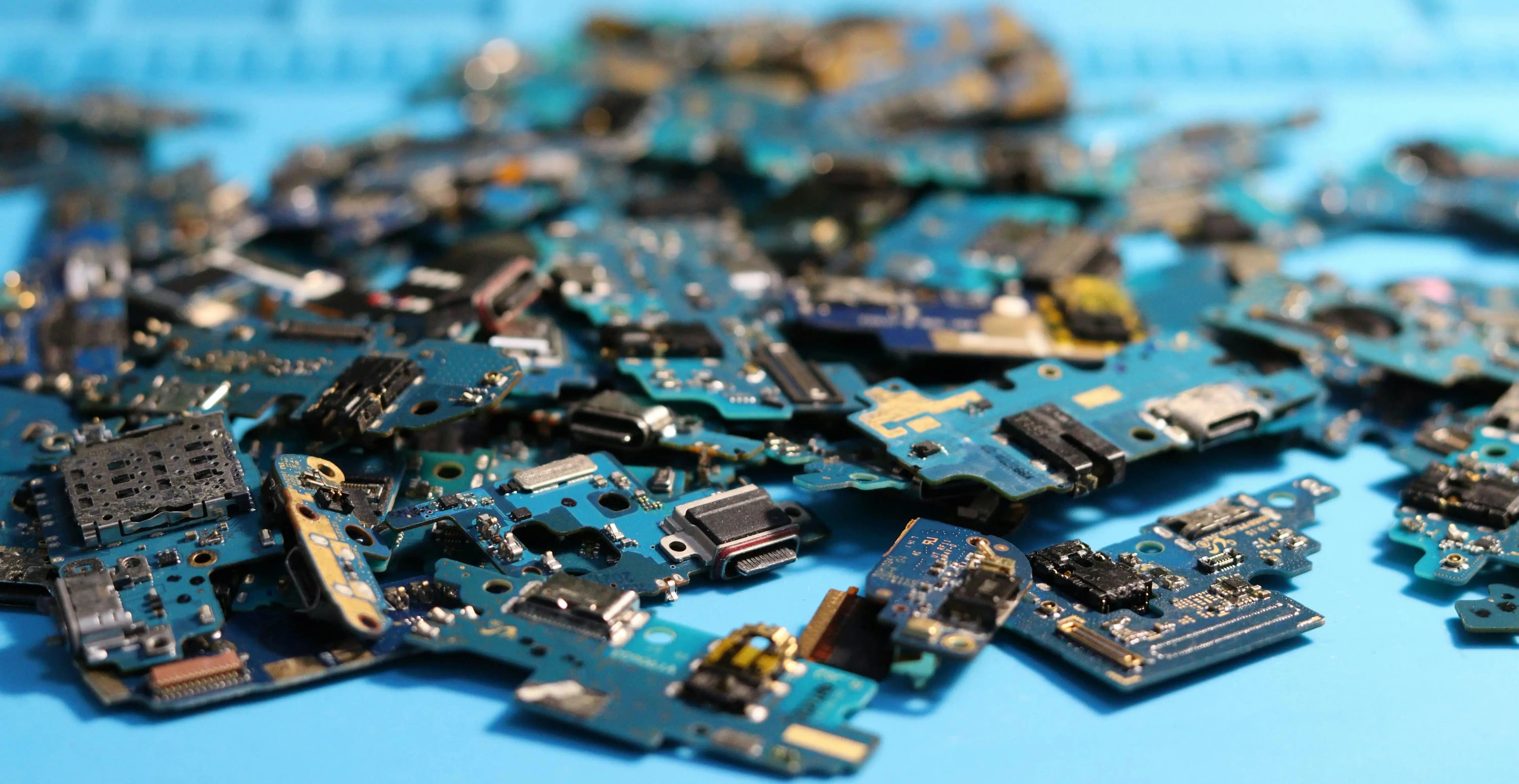 Sustainable e-waste recycling facility